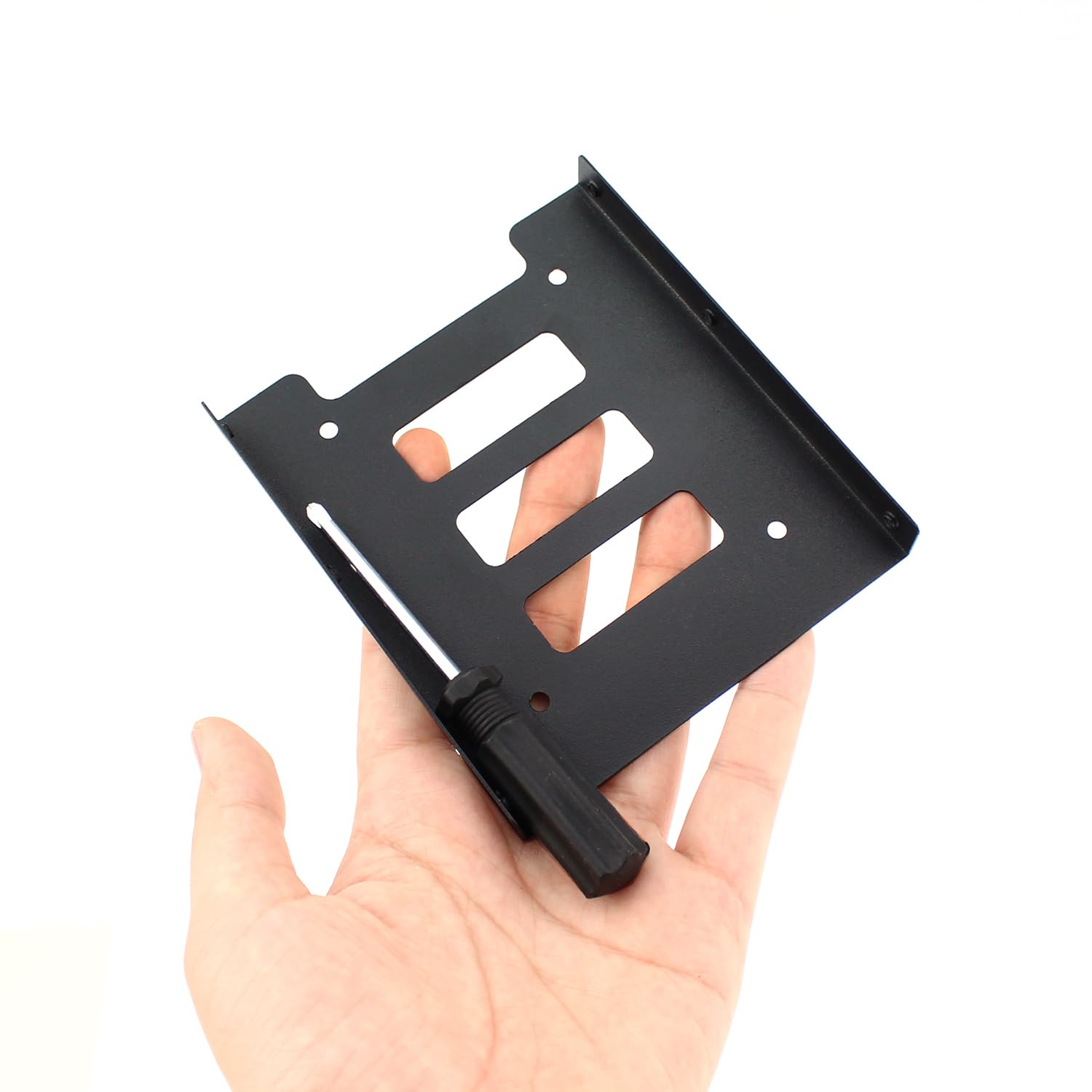 Mtqy 4Pcs Ssd Bracket 2.5 To 3.5 Adapter Ssd Hdd Hard Disk Drive Bays Holder Metal Mounting Bracket Adapter With Screws For Pc